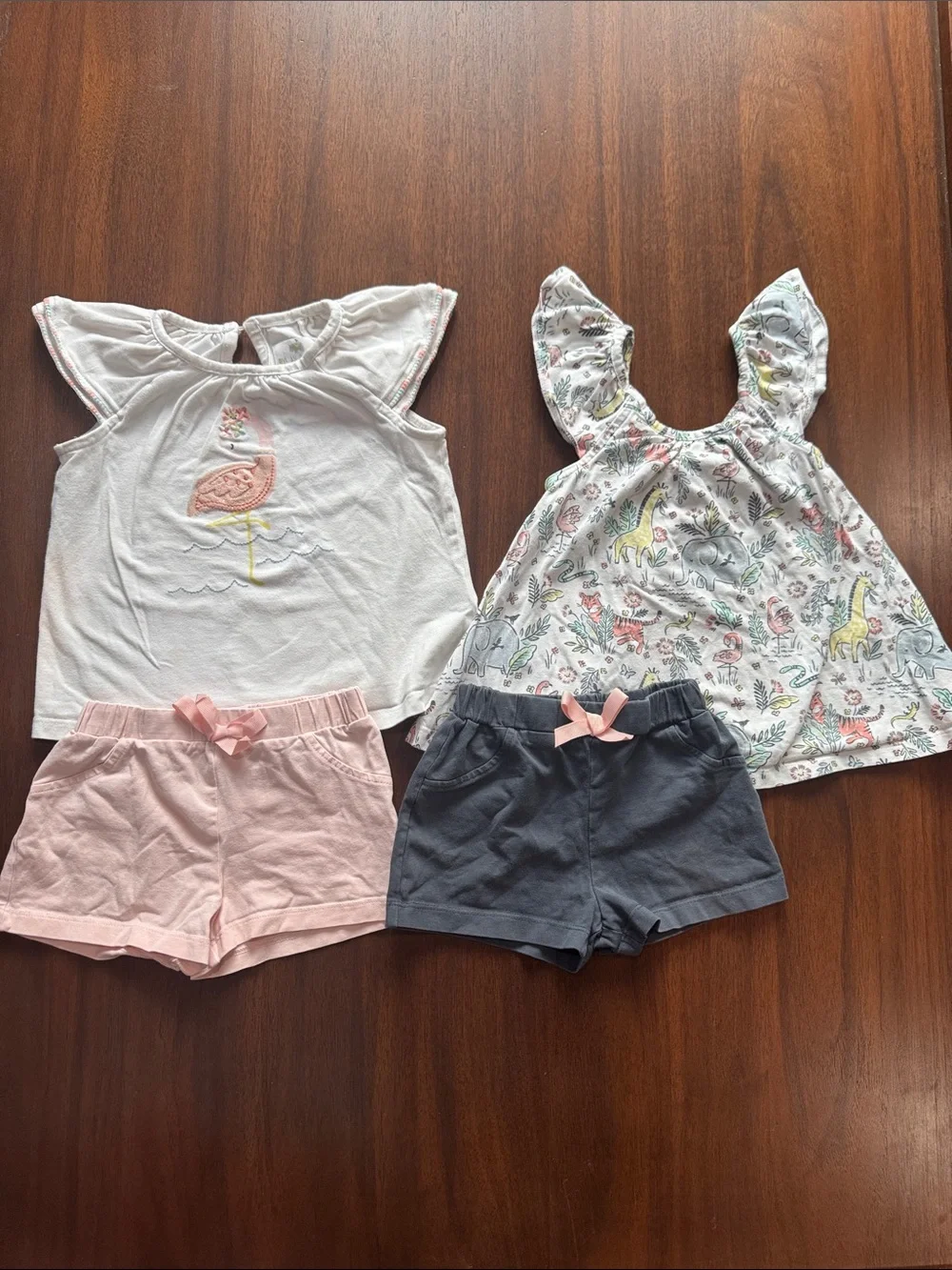 Dylan & Abby Toddler Summer Mix and Match Bundle with Cute Animal Prints